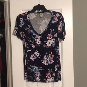 Floral tee